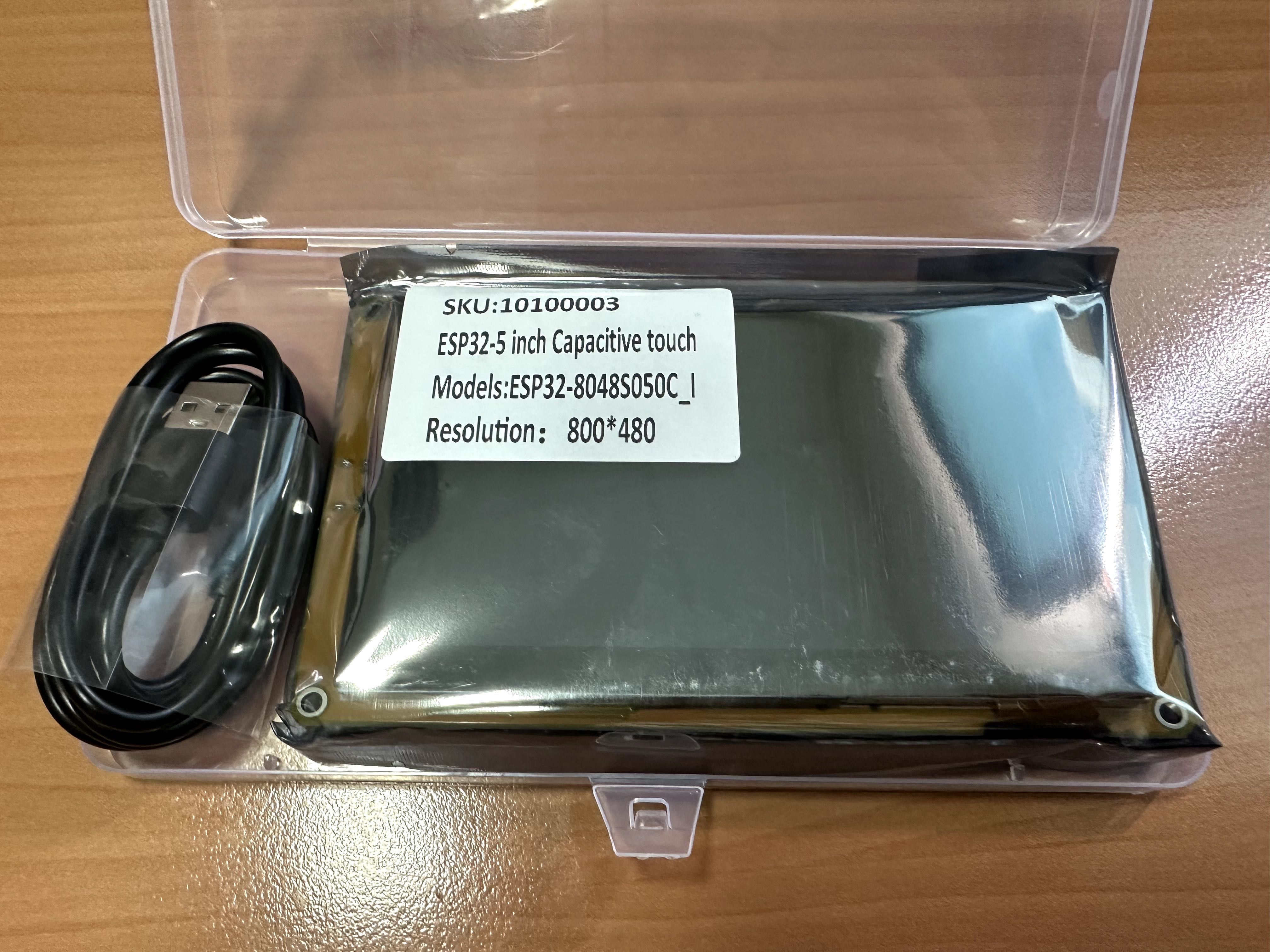 Плата ESP32-S3 з LCD IPS 5" 800х480 LVGL, touch screen із бонусом