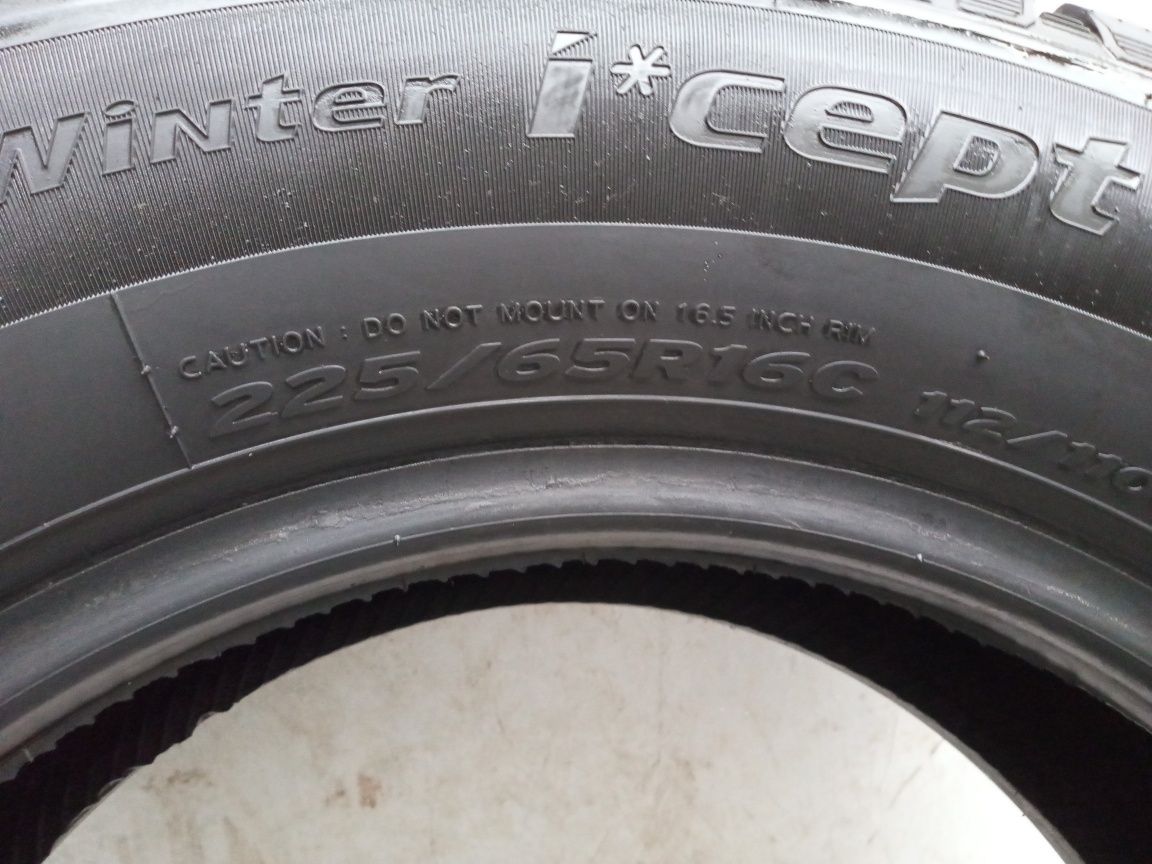 Opona zimowa 225/65R16C Hankook Winter icept LV Demo jak Nowa