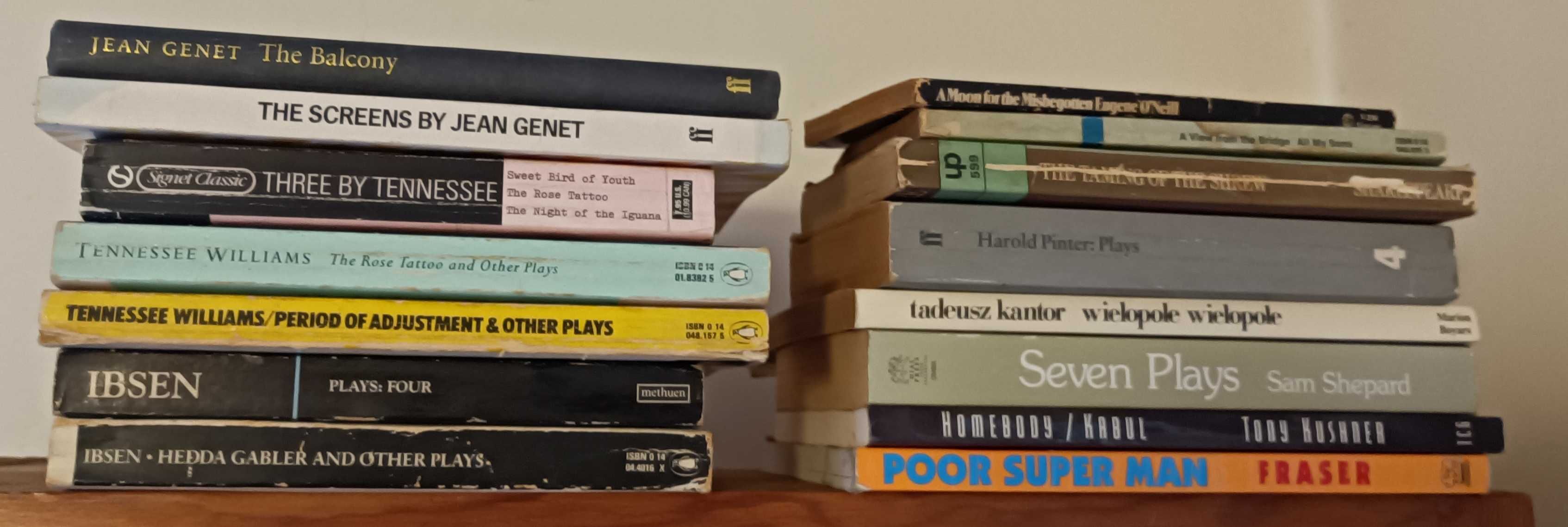 Livros em inglês teatro e outros temas