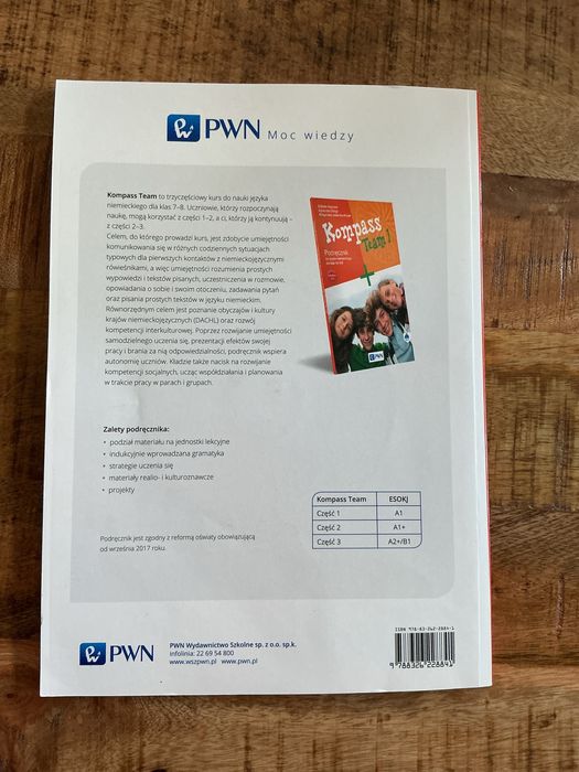 Podręcznik do języka niemieckiego Kompass Team1
