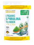 California gold nutrition, Organic spirulina powder, 240 g