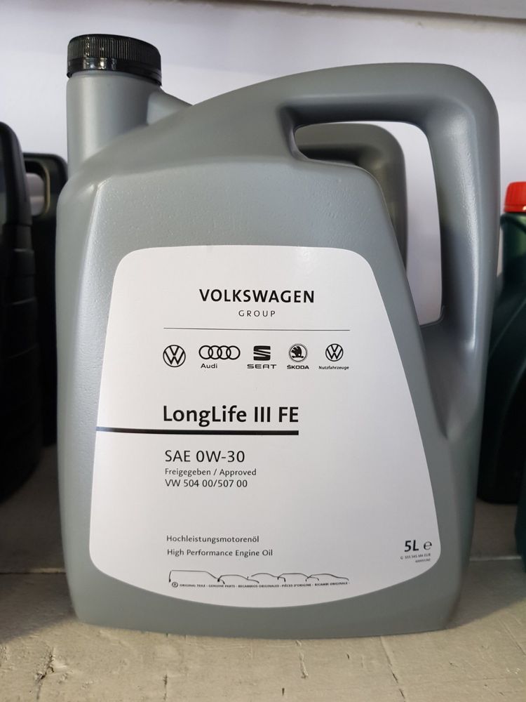 Моторне масло VAG 0W-30 Longlife III FE