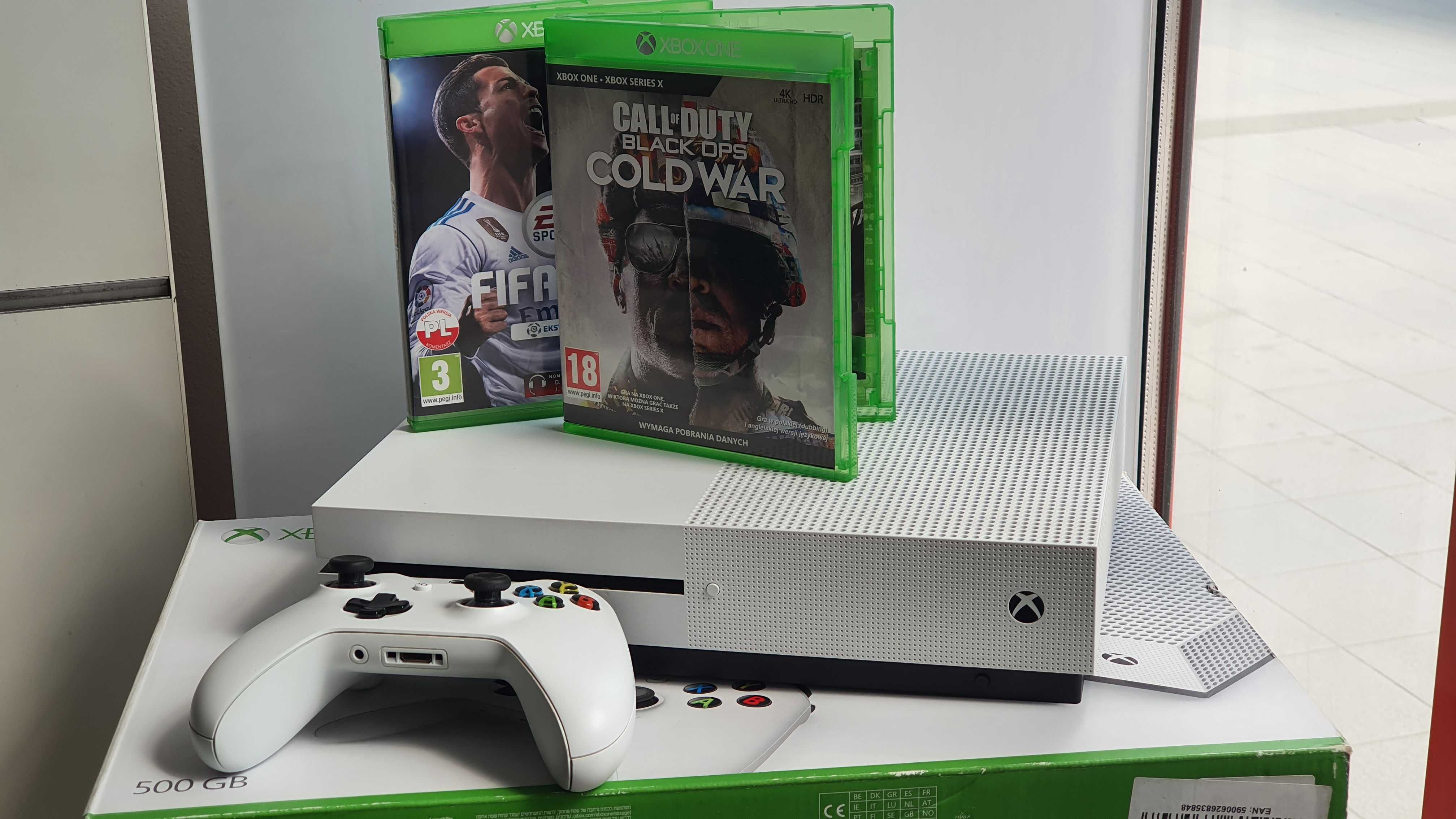 GWARANCJA XBOX One s 500GB Biały +Pad Microsoft+ Call of Duty Cold War