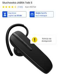 Słuchawka Bluetooth Jabra Talk 5