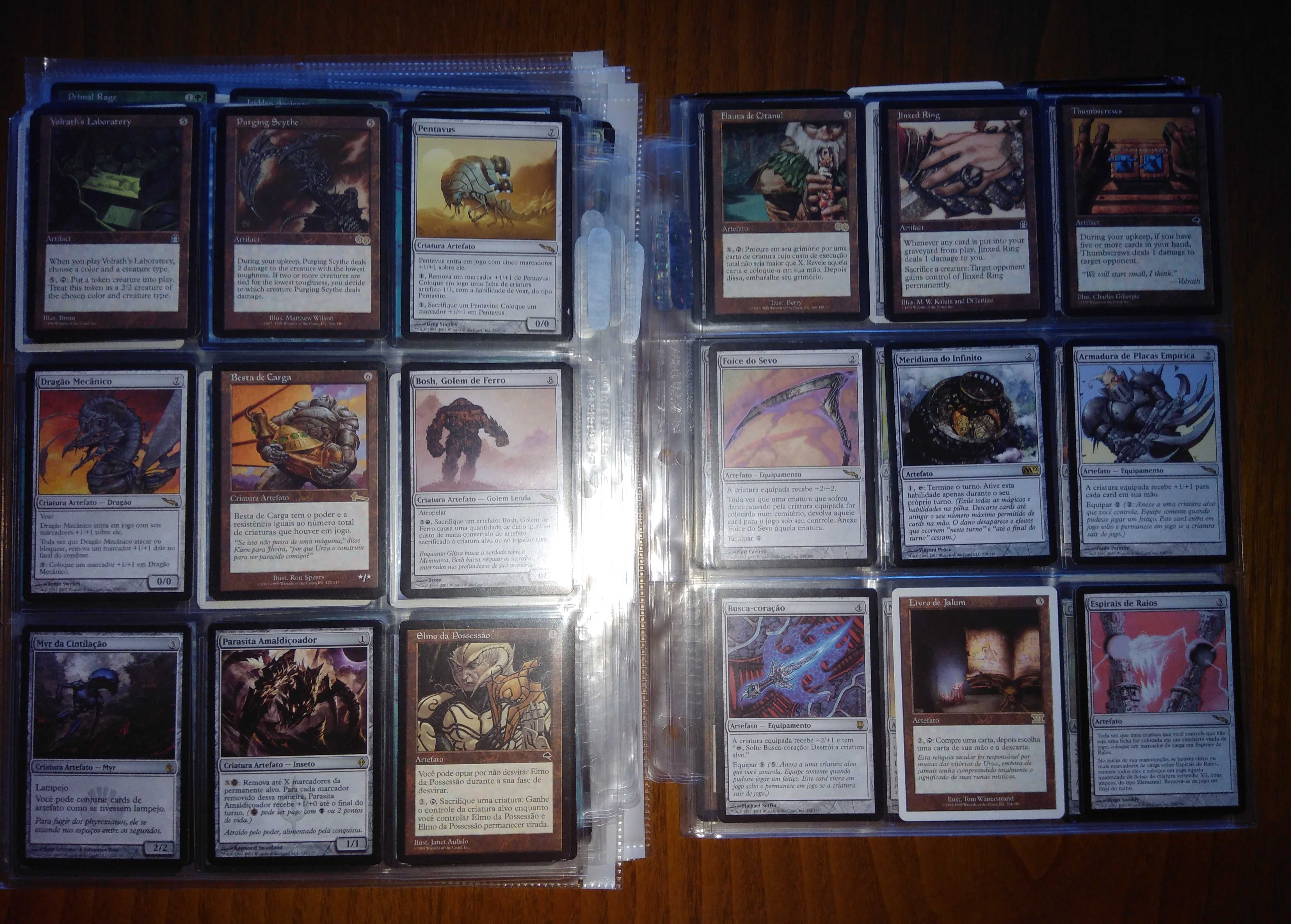 Coleção de cartas Magic the Gathering