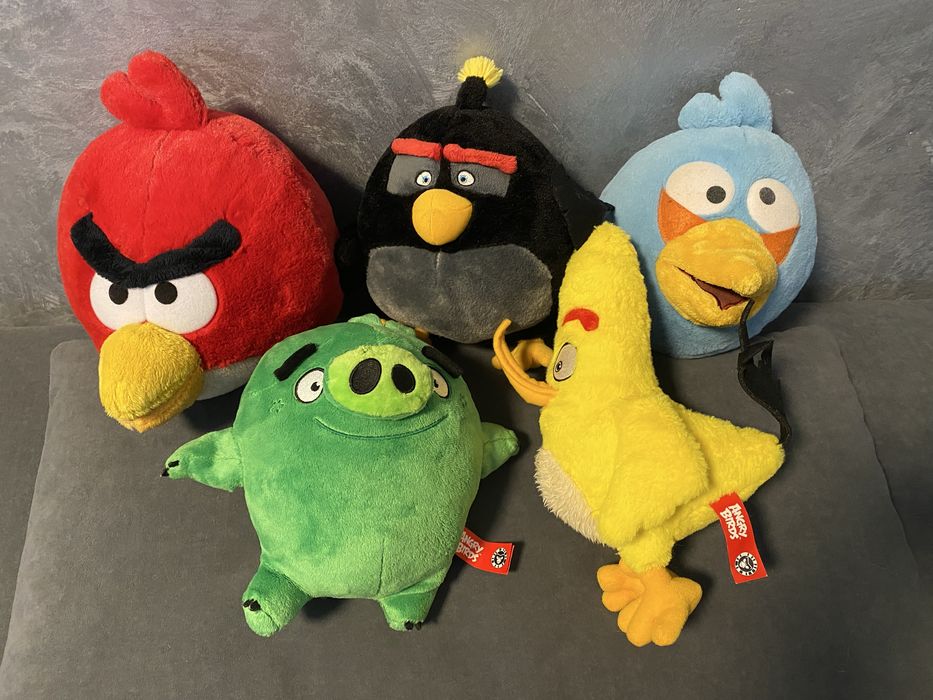 Продам вживані іграшки, 5 шт. ANGRY BIRDS.