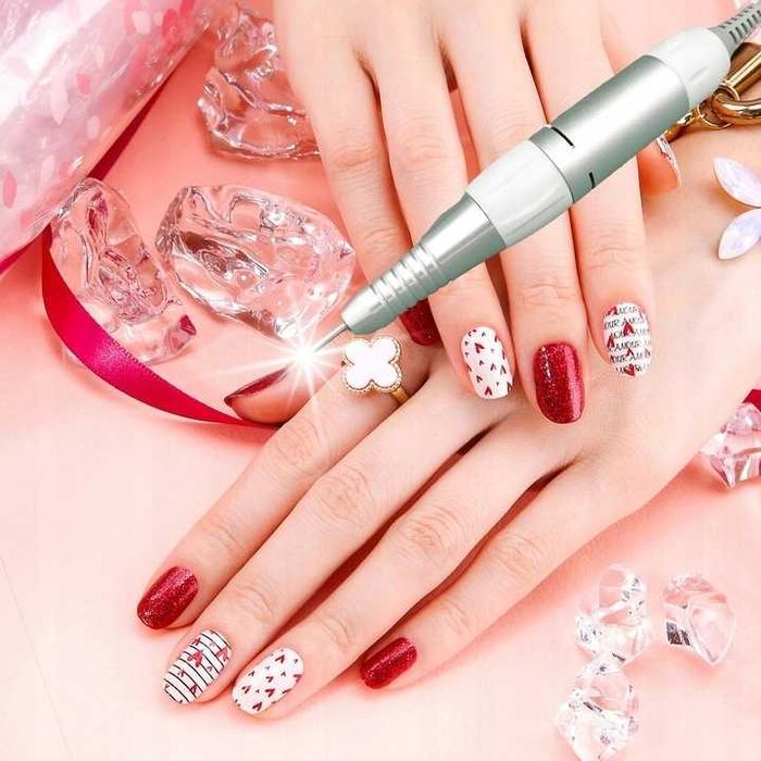 Profesjonalna Mocna Frezarka Do Paznokci 65W Manicure Pedicure Frezy