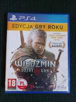 Gra wiedźmin dziki gon 3 III goty ps4 ps5 pl