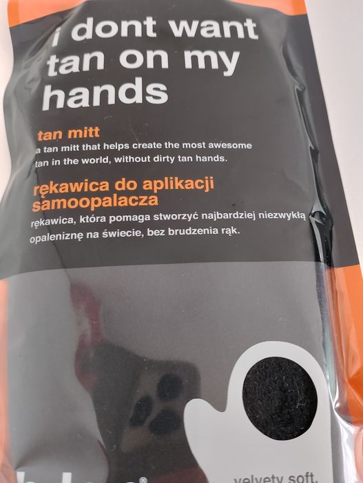 Rękawica do aplikacji samoopalacza B.Tan czarna