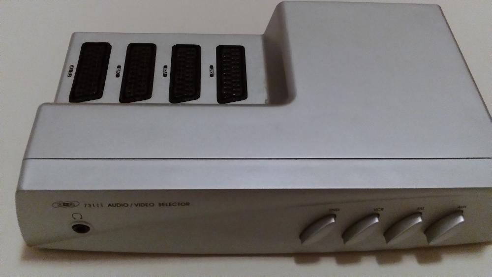 Caixa SCART de Ligação- Para ligar Tv a DVD, Hi-Fi, Satélite, etc.