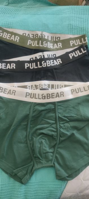 Bokserki pull and bear rozmiar S nowe 3 sztuki