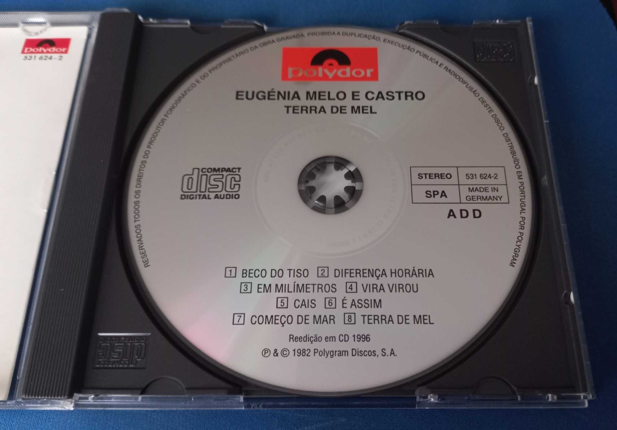 CD - Eugénia Melo e Castro - Terra de Mel