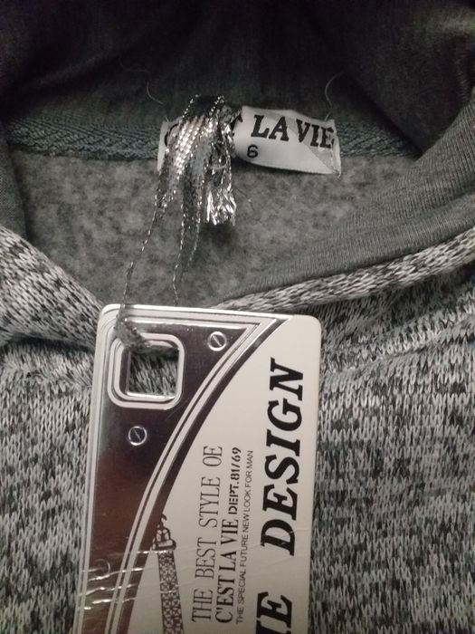 Gruby Nowy szary dres. 116