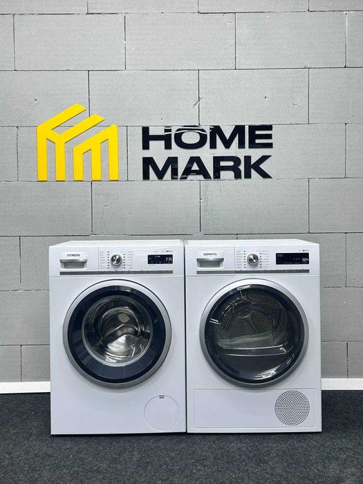 Комплект Пральна та сушильна машини Siemens IQ700 WM16W540 та WT47W5W0