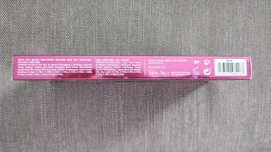 Paleta 14 cieni do powiek oczu, cienie Eyeshadow Nowy Douglas Summer V