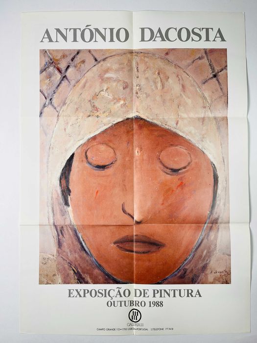 Catálogo de exposição António Dacosta Galeria 111 de 1988