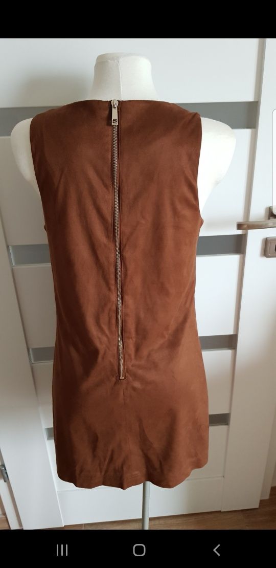River Island sukienka zamszowa r m