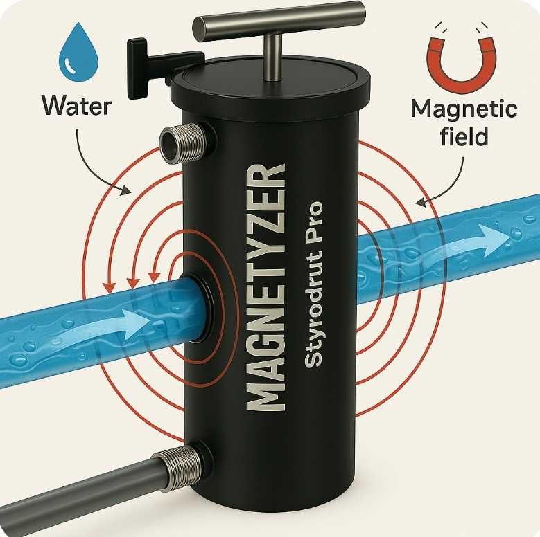 Magnetyzer Filtr Magnetyczny Styro-drut PRO55 3/4 duży 55 cm x 11.5 cm