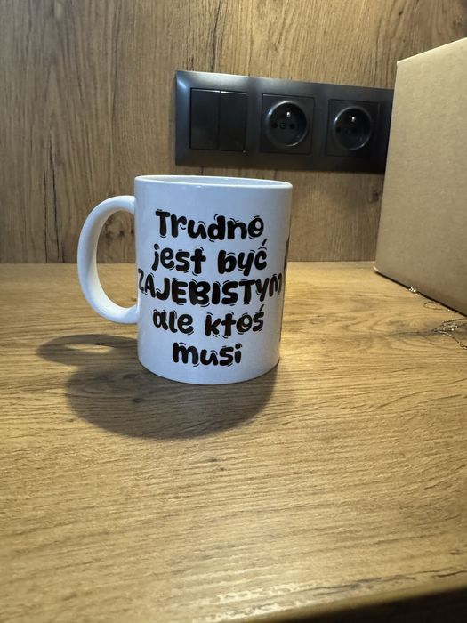 Kubek ceramiczny dla chłopaka mężczyzny. 330 ml nowy