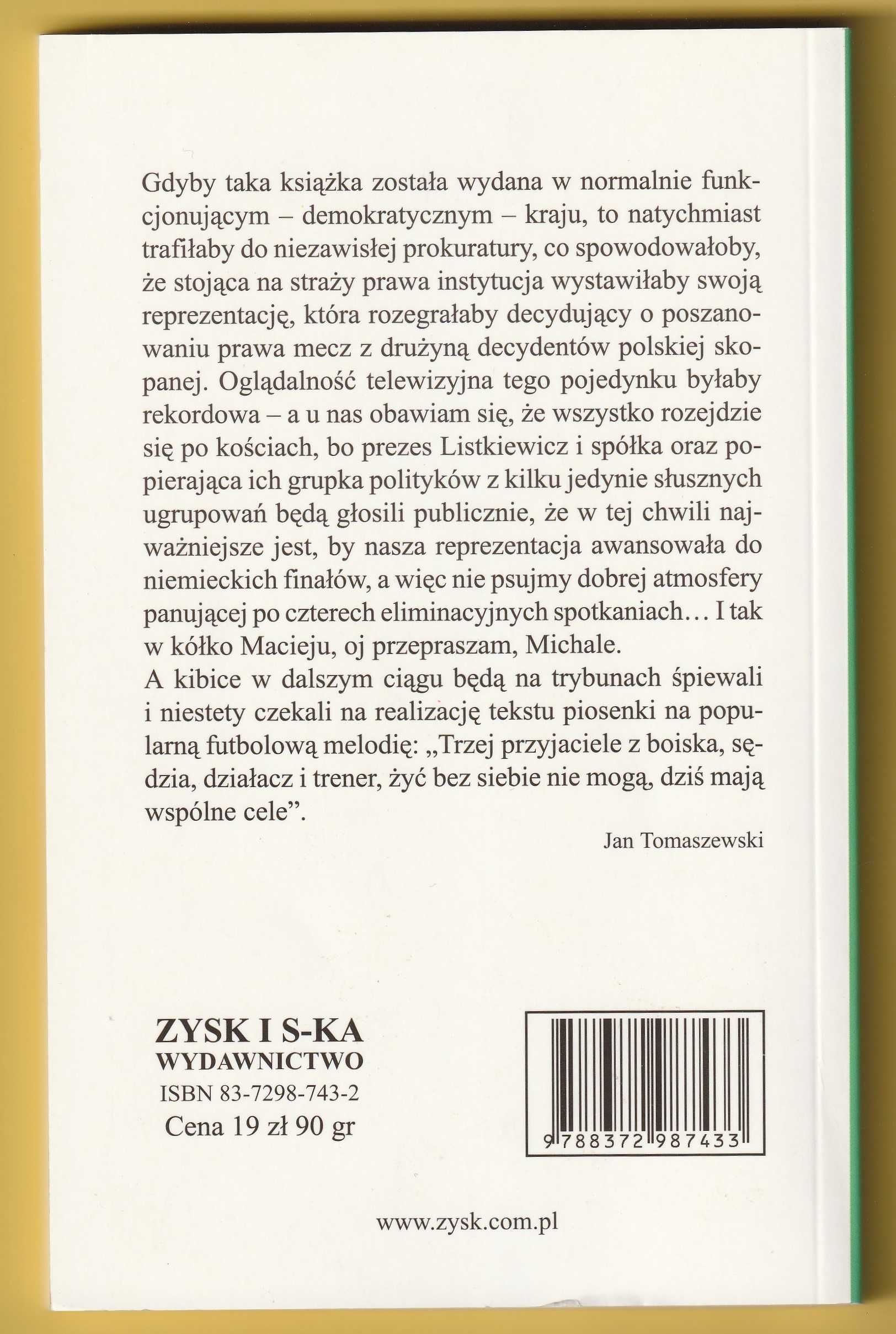 PZPN - Jan Tomaszewski - 2004 - stan : nowa