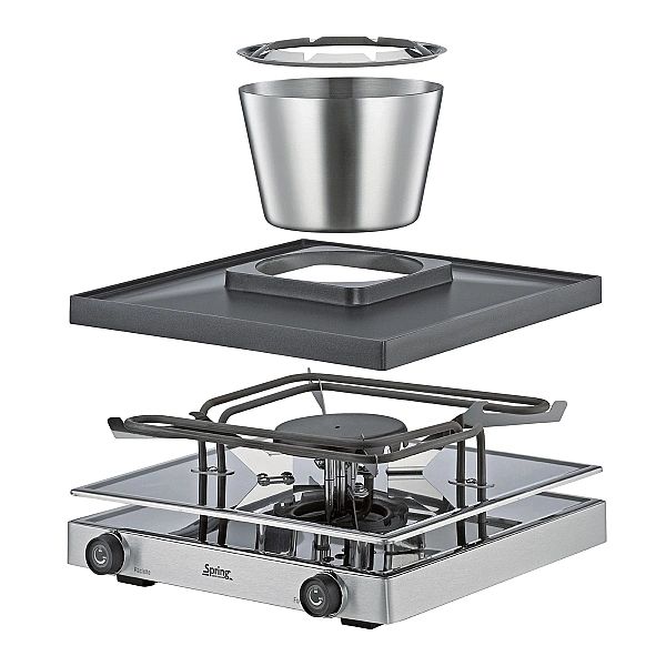 Zestaw do raclette i fondue, dla 8 os., 31 x 34 x 16,5 cm RACLETTEFOND