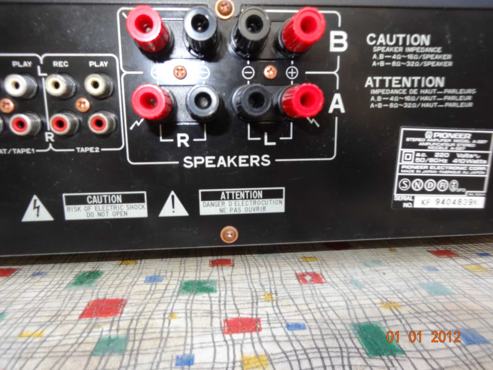 Amplificador Pioneer A-337 Audiófilo