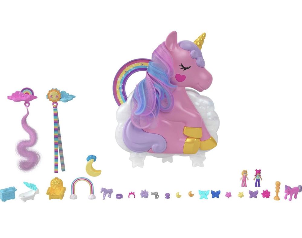 Polly pocket Rainbow unicorn salon