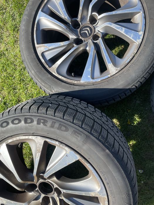 Felgi 17 4x108 + opony zimowe 215x55 17