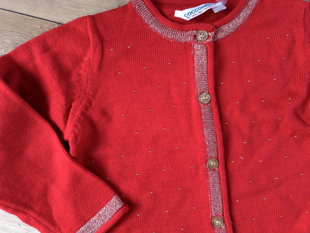 Sweter dziewczęcy 86 Cocodrillo - Nowy