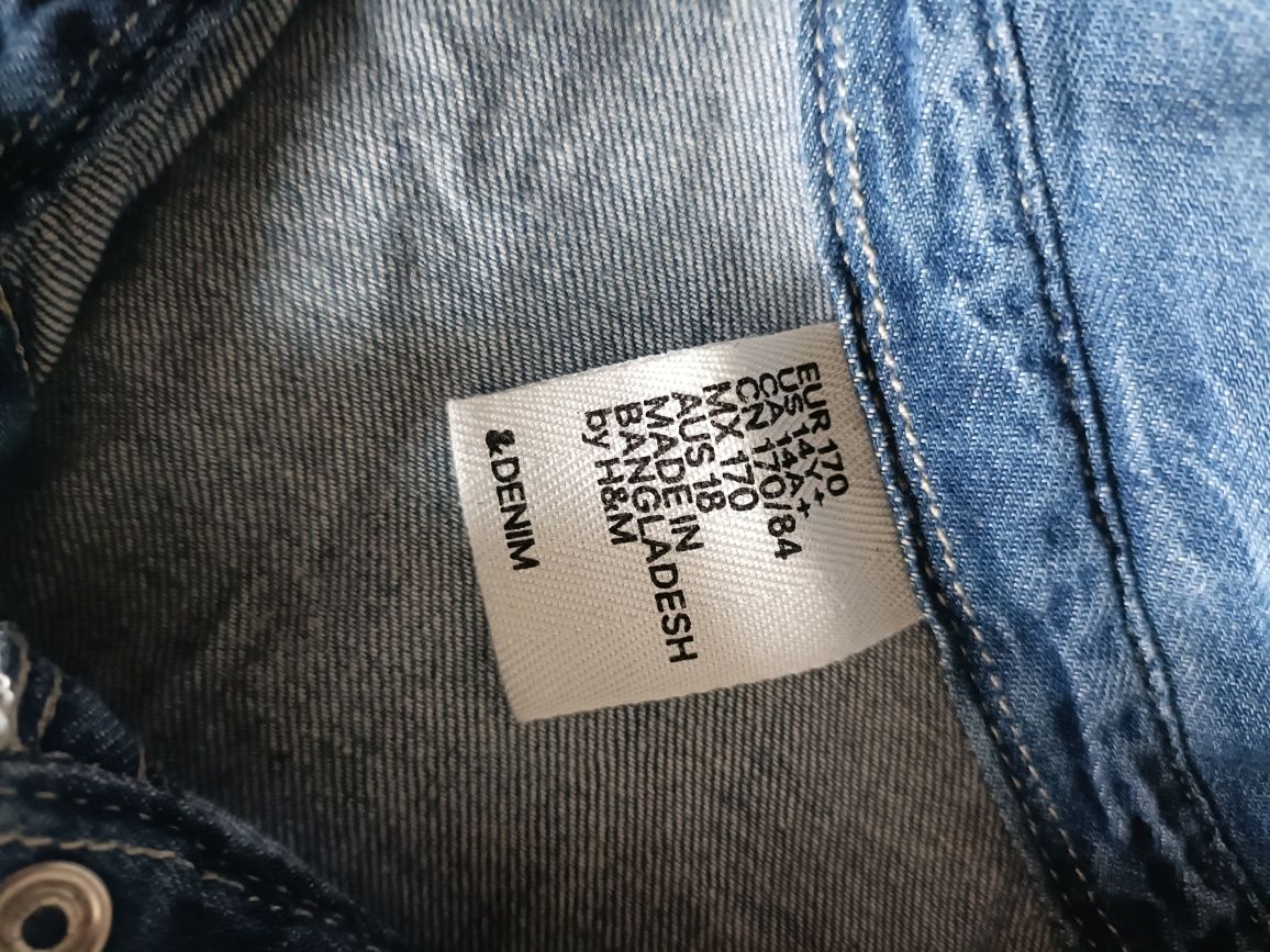 Koszula jeans rozmiar 170/S