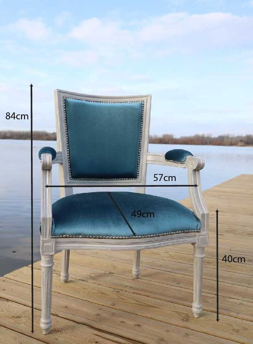 Cadeira “Aurora” – Peça única restaurada à mão | Estilo Luís XVI