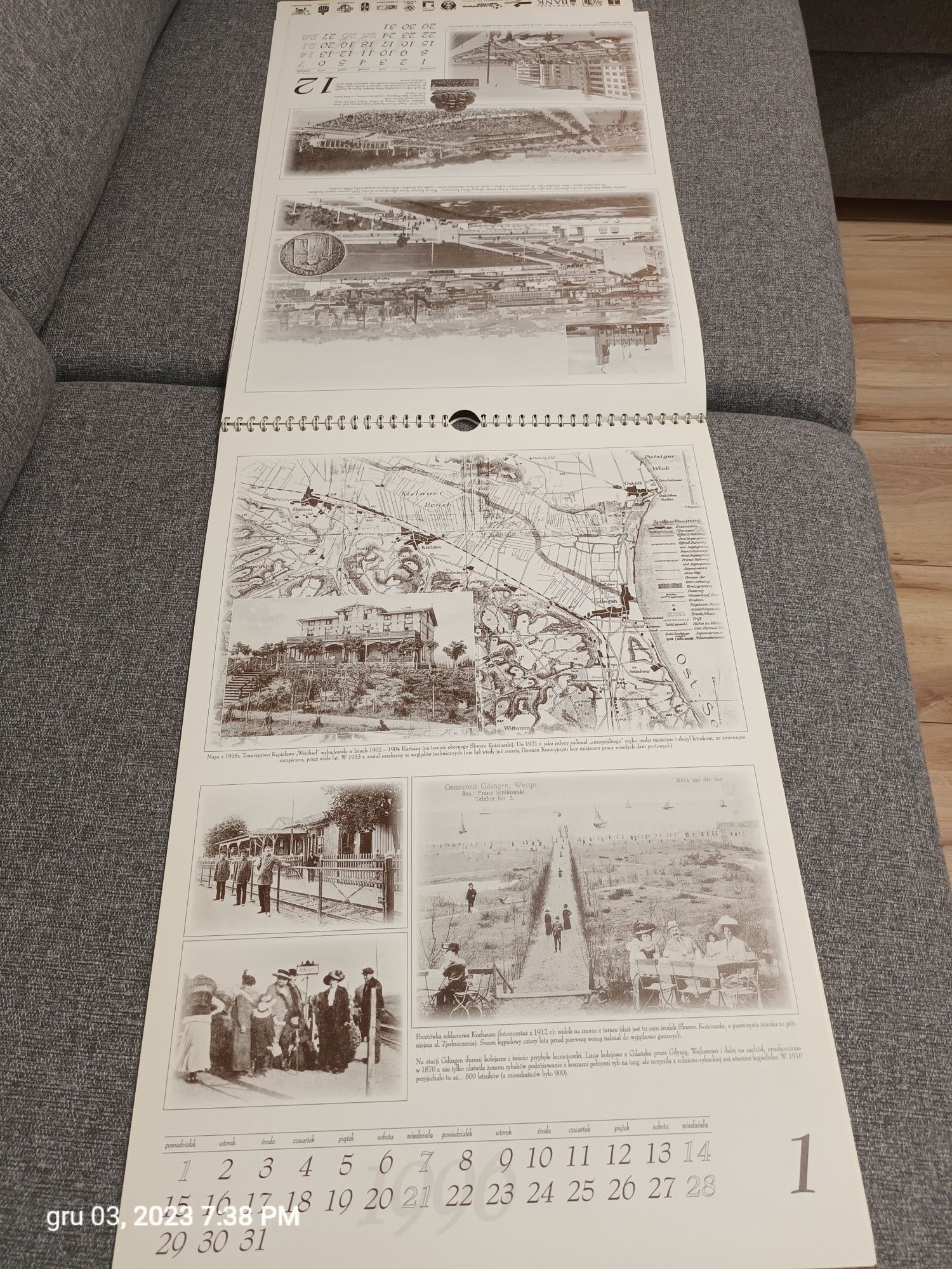 Kalendarz kolekcjonerski 1996 - 1997 Gdynia