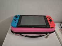 Nintendo Switch +Joy - Con + 3 gry +etui