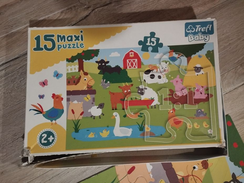 Puzzle 2+ Wieś duże