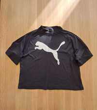 Puma czarny damski t-shirt oversize S