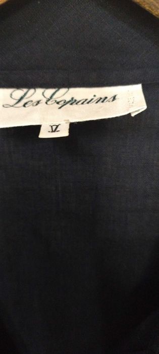 Bluzka w kolorze granatowym - LEN.