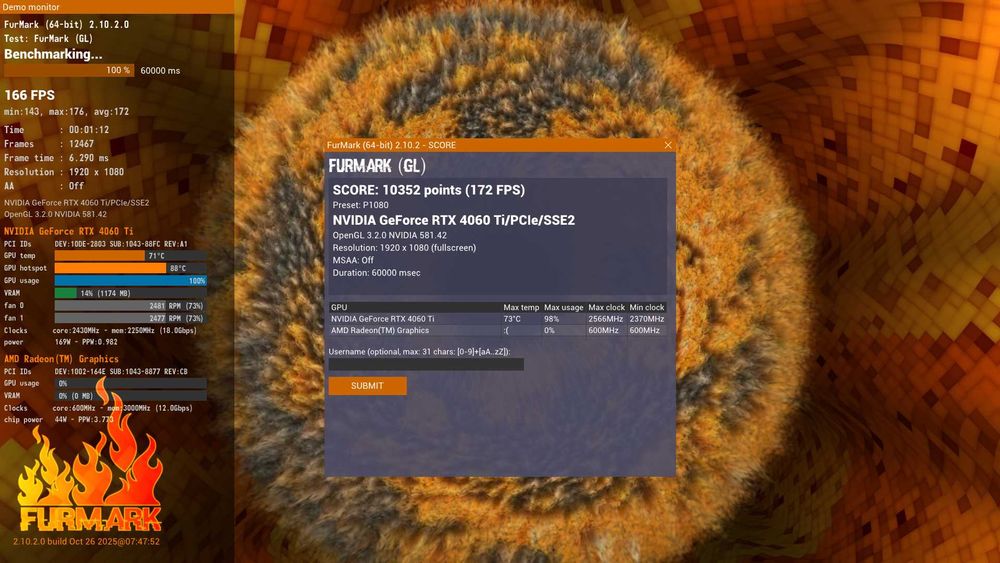 Karta graficzna ASUS Geforce RTX 4060Ti