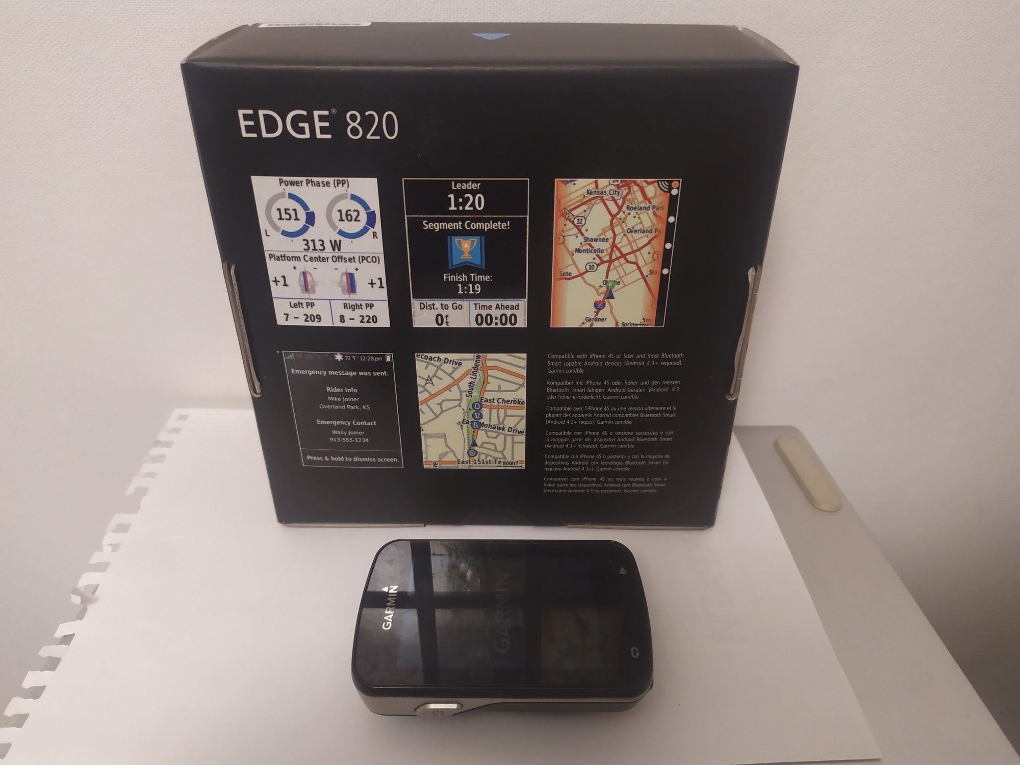 GPS компьютер Garmin Edge 820