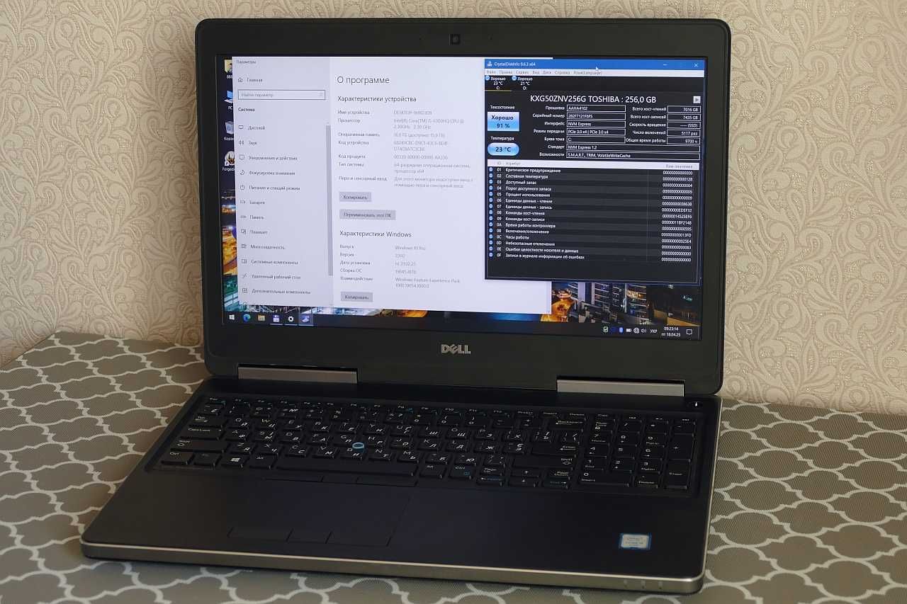 Ноутбук Dell Precision 7510/i5/16GB/SSD 256GB+HDD 500GB/AMD 2GB/IPS