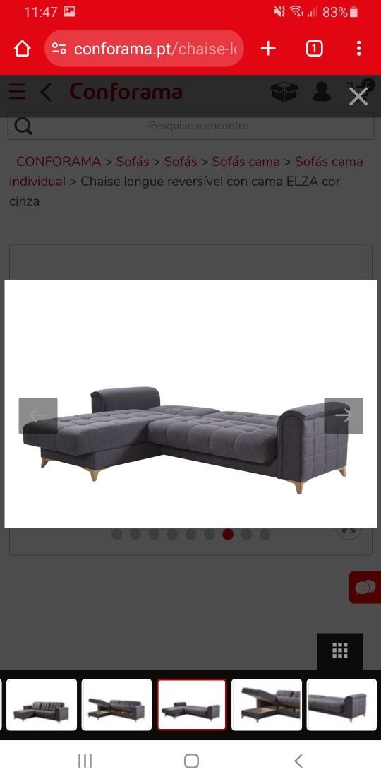 Vendo sofa cama  com pouco uso