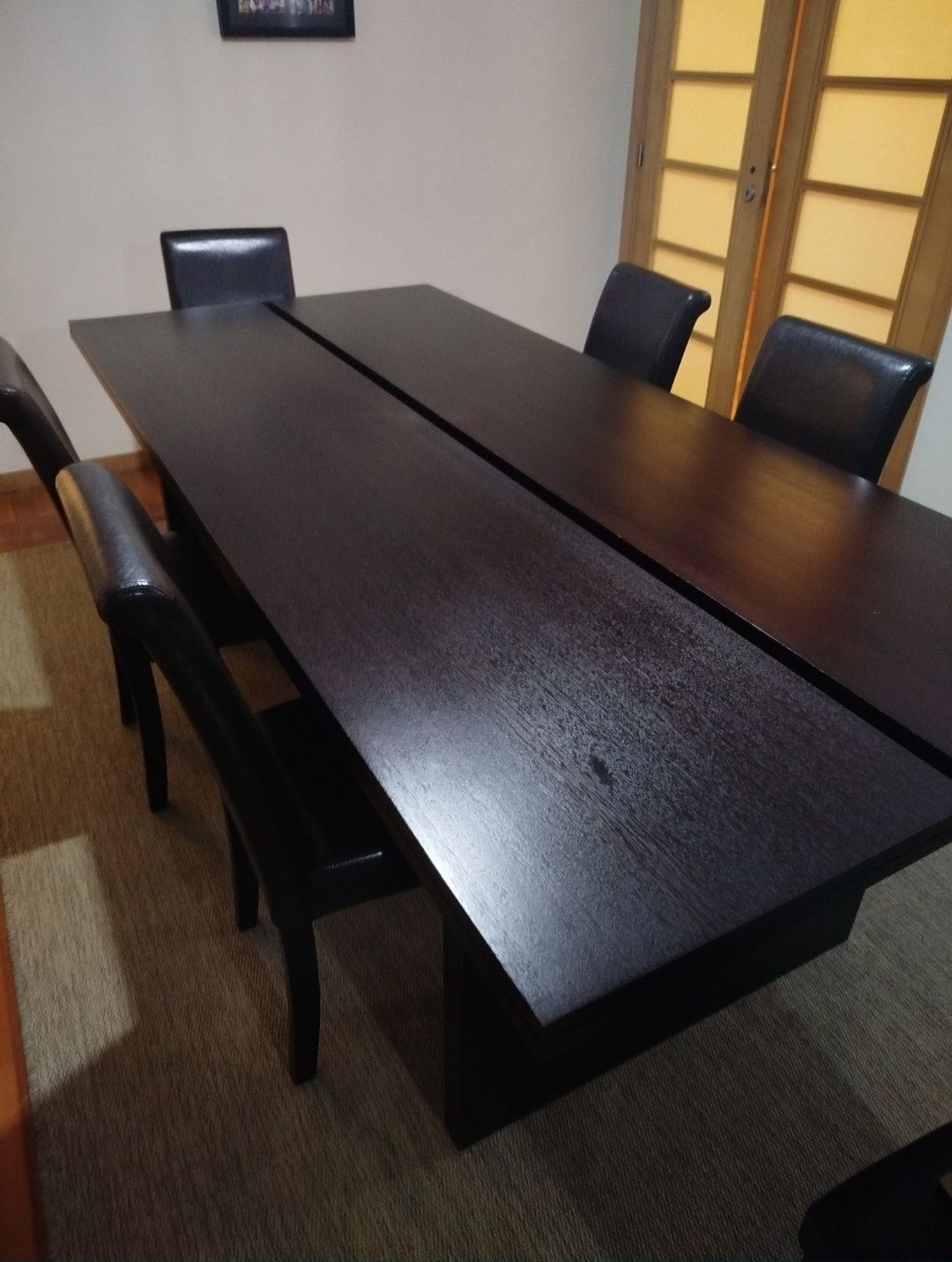 Mesa de jantar Loja Área e 6 cadeiras