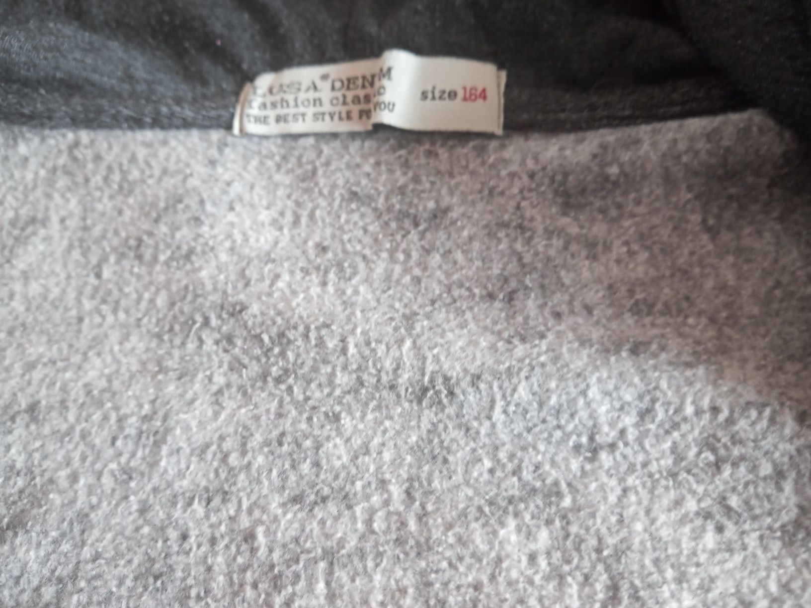 Młodzieżowa bluza z kapturem Denim