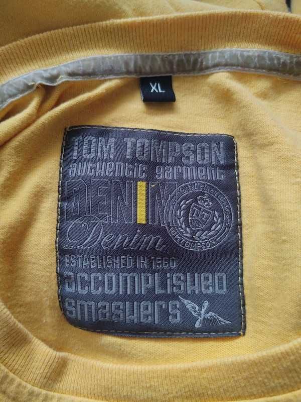 Cienka Bluza Długi Rękaw 100% Bawełna Tom Tompson Rozmiar XL