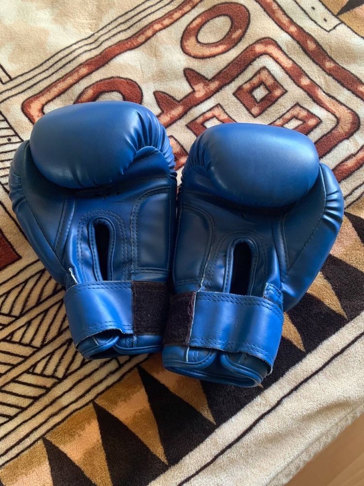 Перчатки для кикбоксинга/Бокса Reyvel синие