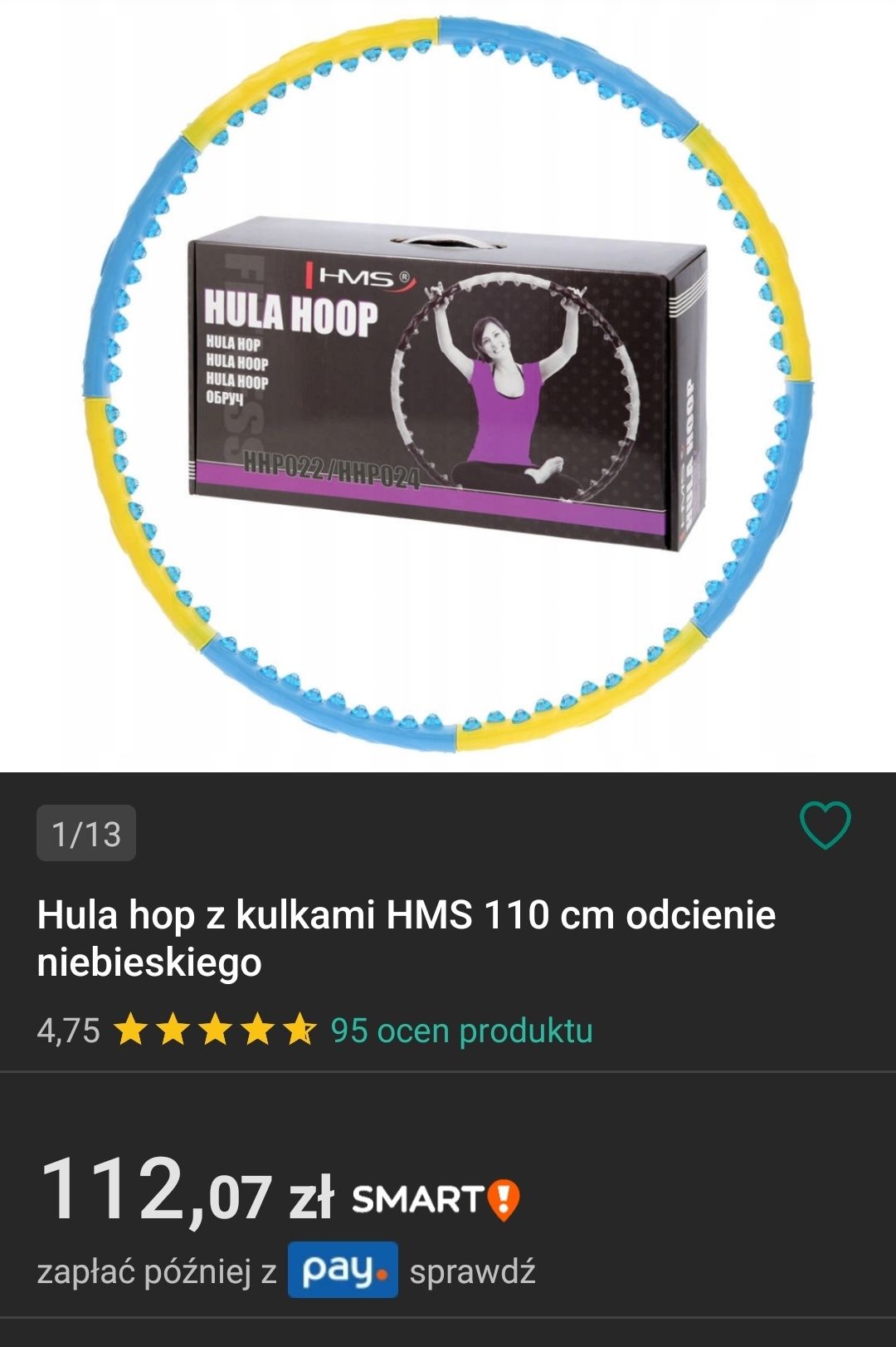 Hula hop z magnrsy/wypustki