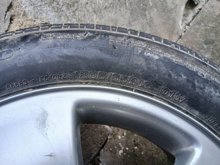 Alufelga Felga 16 5x100 57.1mm Oryg AUDI A3 6.5Jx16 ET42 Nowa Opona