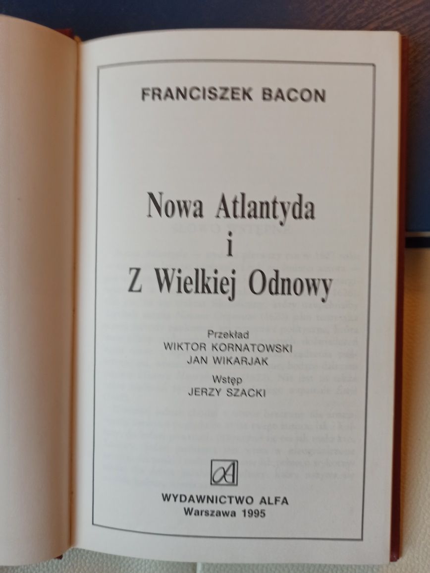 Bacon nowa Atlantyda