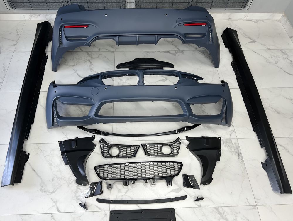 Передній бампер BMW F30 m3 look обвіс тайвань м3 бмв m paket m kit