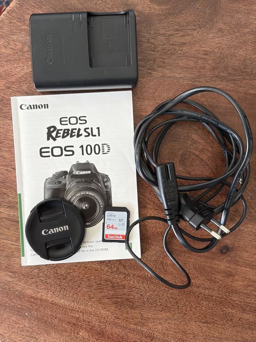 ZESTAW Canon 40mm 2.8 STM + EOS 100D aparat lustrzanka obiektyw