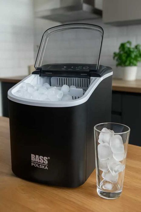 BASS POLSKA Kostkarka Do Lodu Stożkowego Maszynka Lodu Stożki BH10001